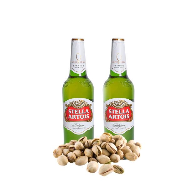 Набор “Azi nu beu” Stella Artois x 2 + Pistachio x 1