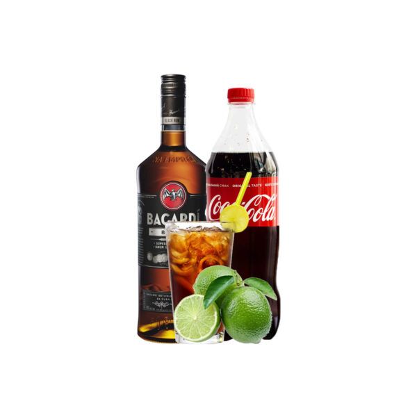 Set “Cubana” Bacardi + 2,0l Cola + Lime