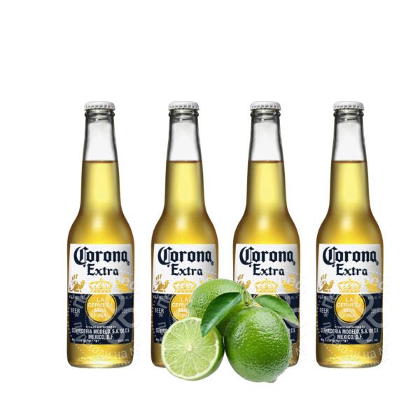 Set “Fiesta” Corona x 4 + Lime x 1